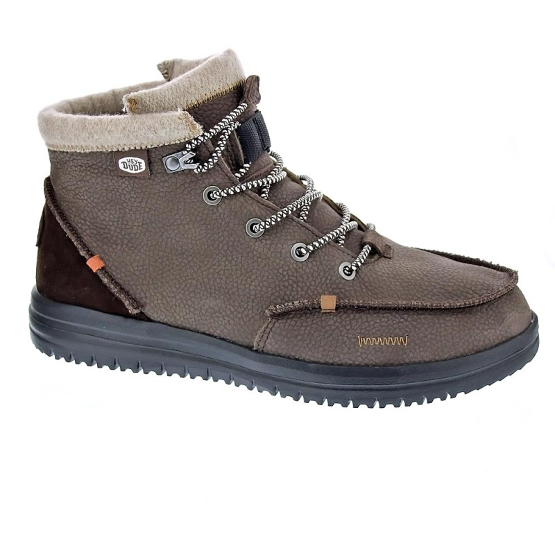 Botines Hey Dude zapatos Hombre modelo Bradley Boot Marrón 