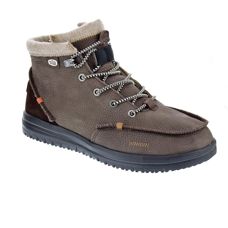 Botines Hey Dude zapatos Hombre modelo Bradley Boot Marrón 