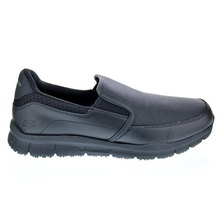 Mocasines Skechers zapatos Hombre modelo Work Negro 
