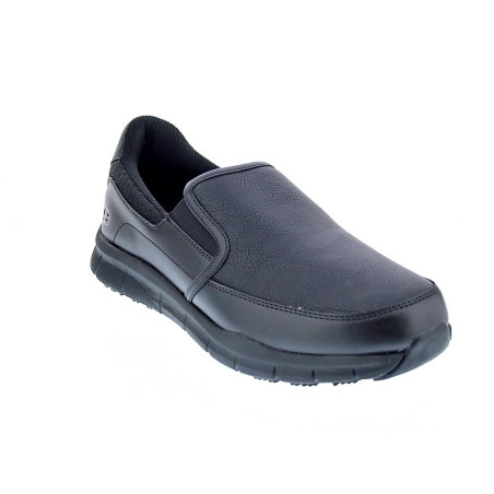 Mocasines Skechers zapatos Hombre modelo Work Negro 