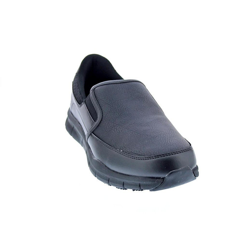Mocasines Skechers zapatos Hombre modelo Work Negro 