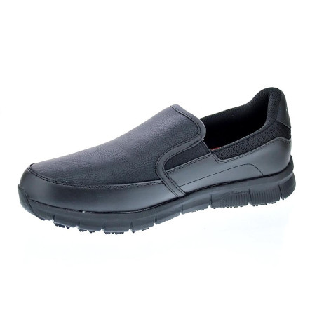 Mocasines Skechers zapatos Hombre modelo Work Negro 