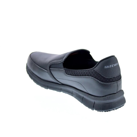 Mocasines Skechers zapatos Hombre modelo Work Negro 