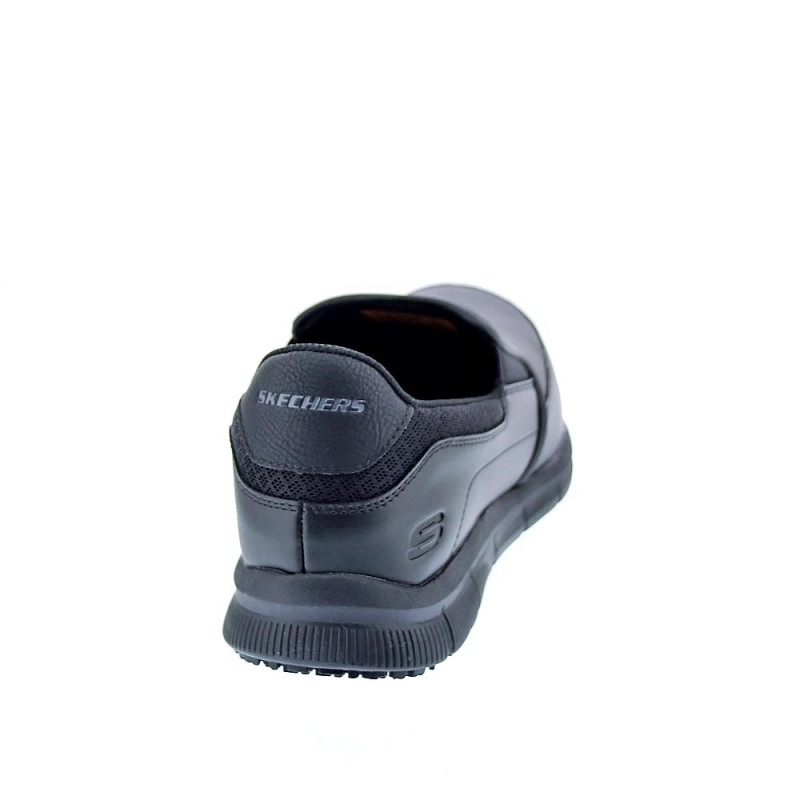 Mocasines Skechers zapatos Hombre modelo Work Negro 