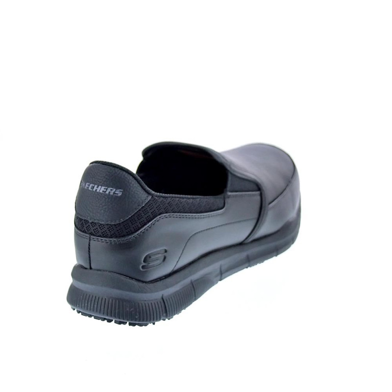 Mocasines Skechers zapatos Hombre modelo Work Negro 