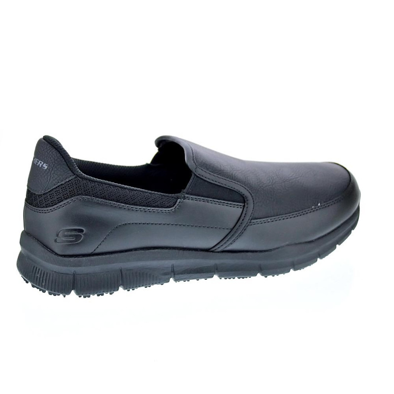 Mocasines Skechers zapatos Hombre modelo Work Negro 
