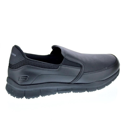 Mocasines Skechers zapatos Hombre modelo Work Negro 