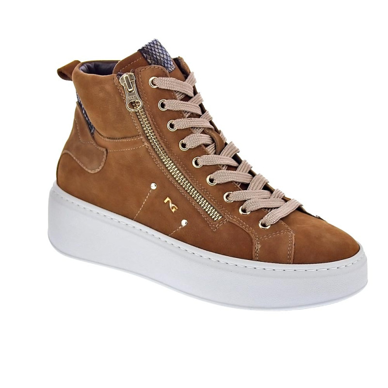 Zapatillas botas Nero Giardini zapatos Mujer modelo I308462D Marrón 