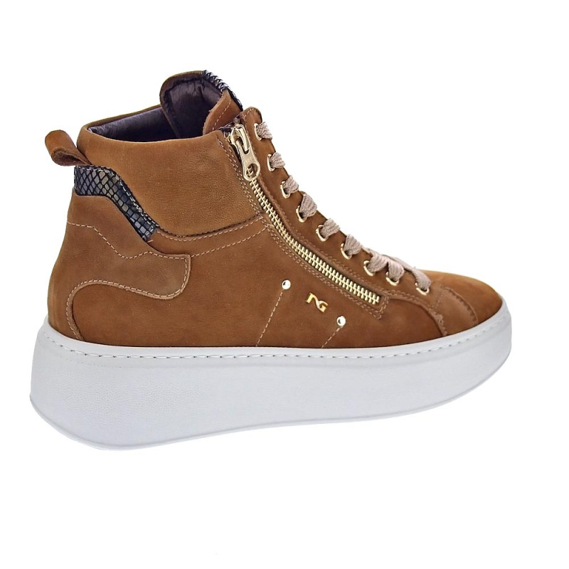 Zapatillas botas Nero Giardini zapatos Mujer modelo I308462D Marrón 