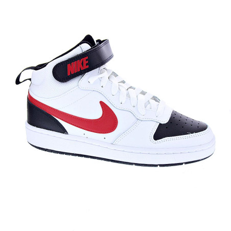 Zapatillas botas Nike zapatos Niño modelo Court Borought Blanco 