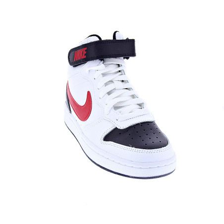 Zapatillas botas Nike zapatos Niño modelo Court Borought Blanco 