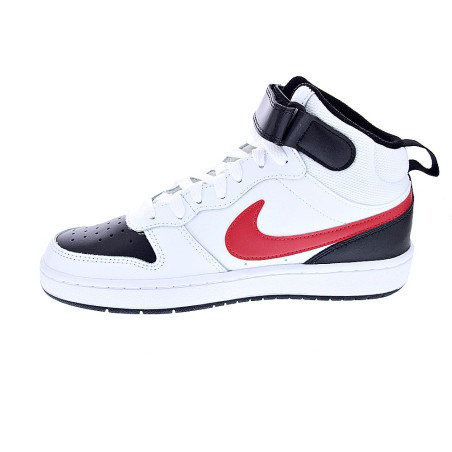 Zapatillas botas Nike zapatos Niño modelo Court Borought Blanco 