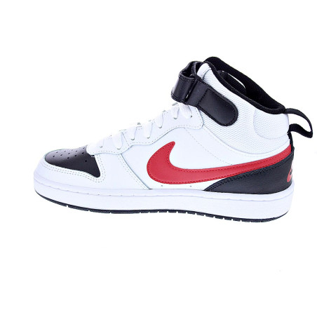 Zapatillas botas Nike zapatos Niño modelo Court Borought Blanco 