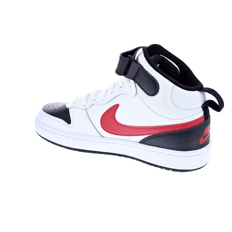 Zapatillas botas Nike zapatos Niño modelo Court Borought Blanco 