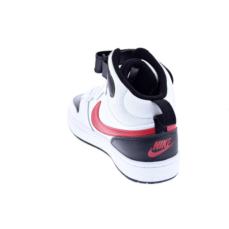 Zapatillas botas Nike zapatos Niño modelo Court Borought Blanco 