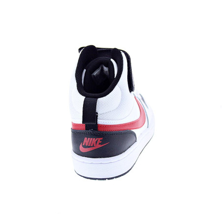 Zapatillas botas Nike zapatos Niño modelo Court Borought Blanco 