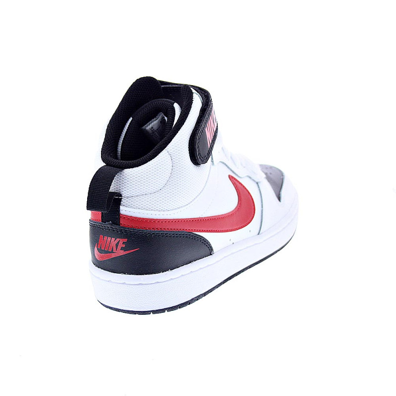 Zapatillas botas Nike zapatos Niño modelo Court Borought Blanco 