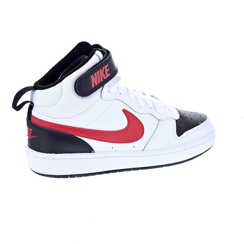 Zapatillas botas Nike zapatos Niño modelo Court Borought Blanco 