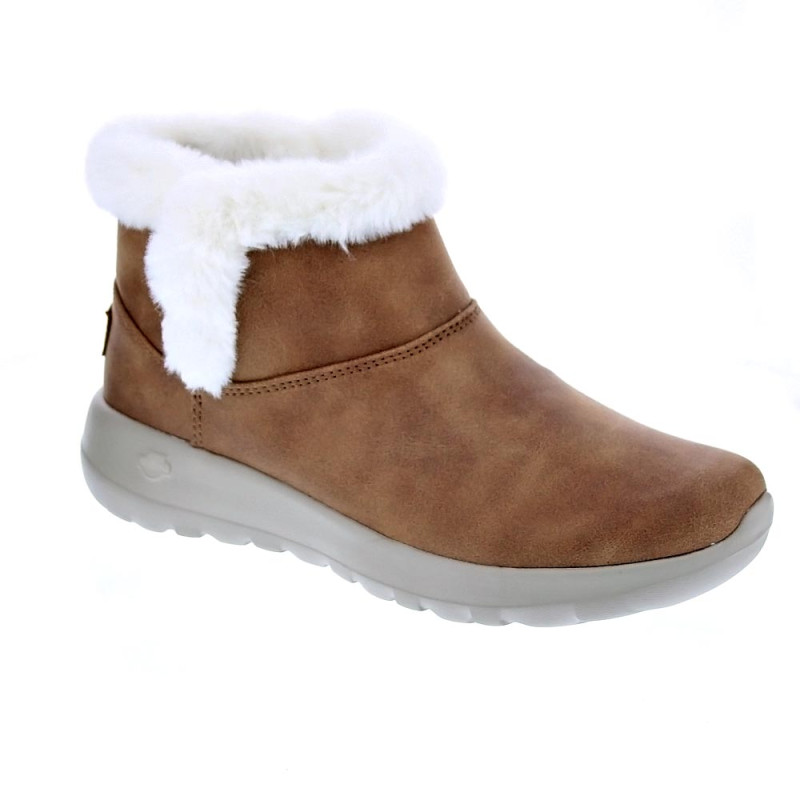 Botines Skechers zapatos Mujer modelo On the Go Marrón 
