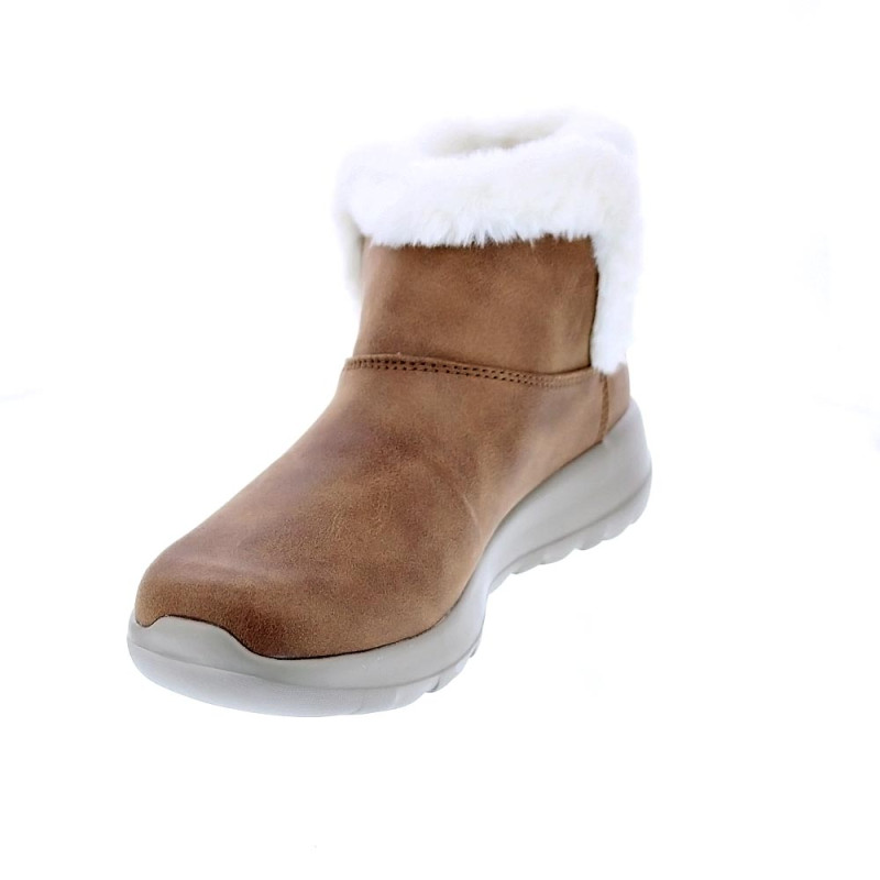 Botines Skechers zapatos Mujer modelo On the Go Marrón 