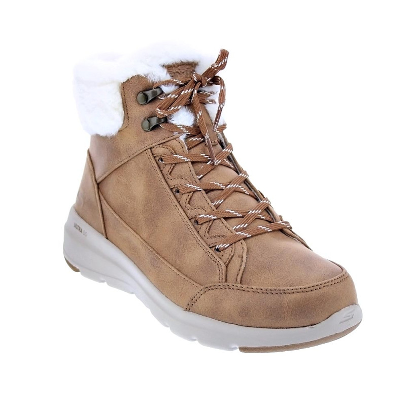 Botines Skechers zapatos Mujer modelo On the Go Marrón 