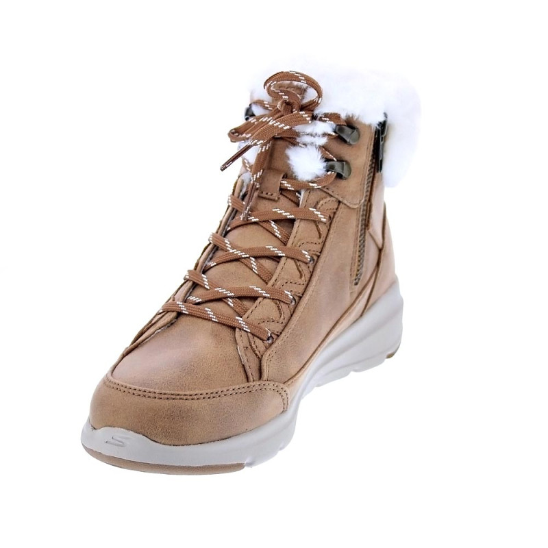 Botines Skechers zapatos Mujer modelo On the Go Marrón 
