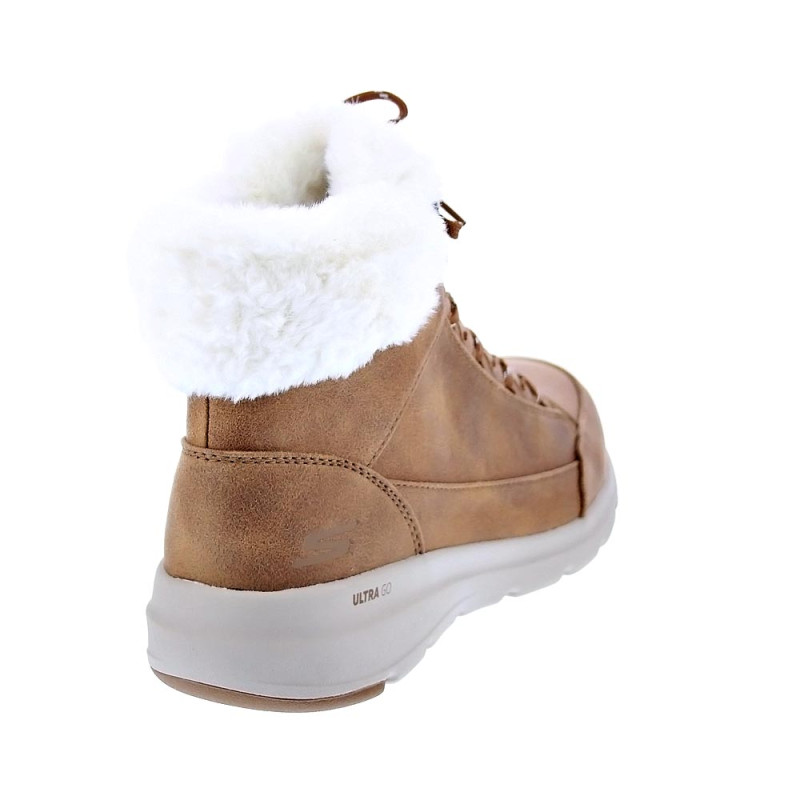 Botines Skechers zapatos Mujer modelo On the Go Marrón 