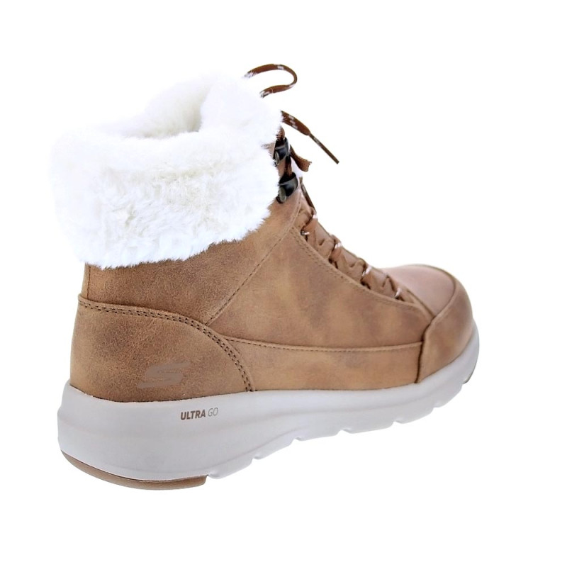 Botines Skechers zapatos Mujer modelo On the Go Marrón 