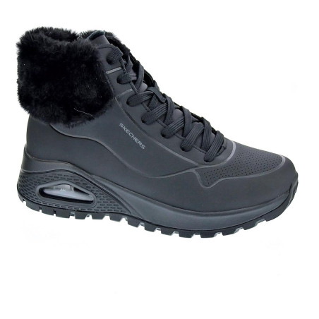Zapatillas botas Skechers zapatos Mujer modelo Uno Rugged Negro 