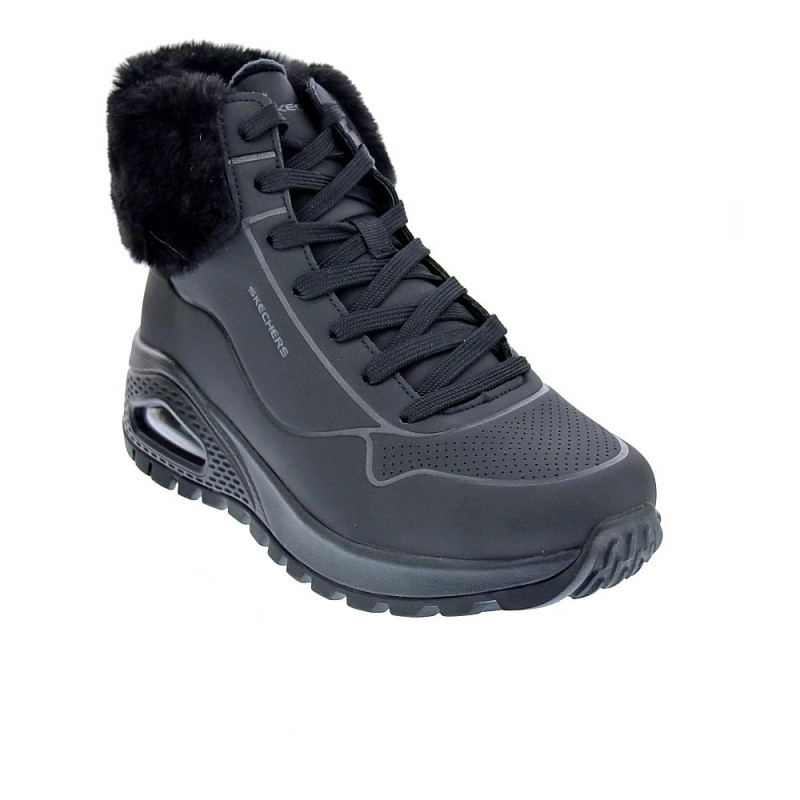 Zapatillas botas Skechers zapatos Mujer modelo Uno Rugged Negro 