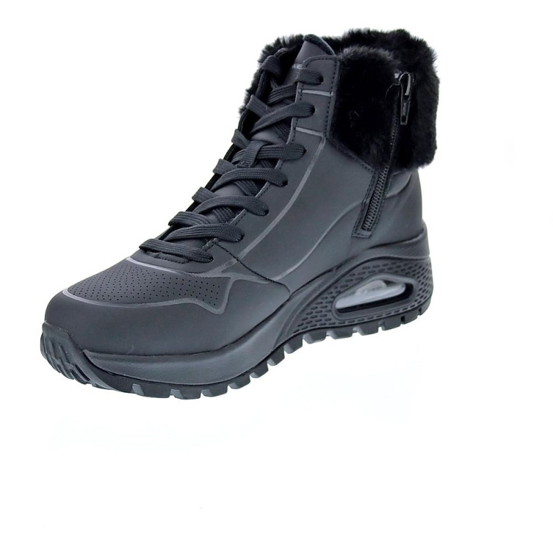 Zapatillas botas Skechers zapatos Mujer modelo Uno Rugged Negro 