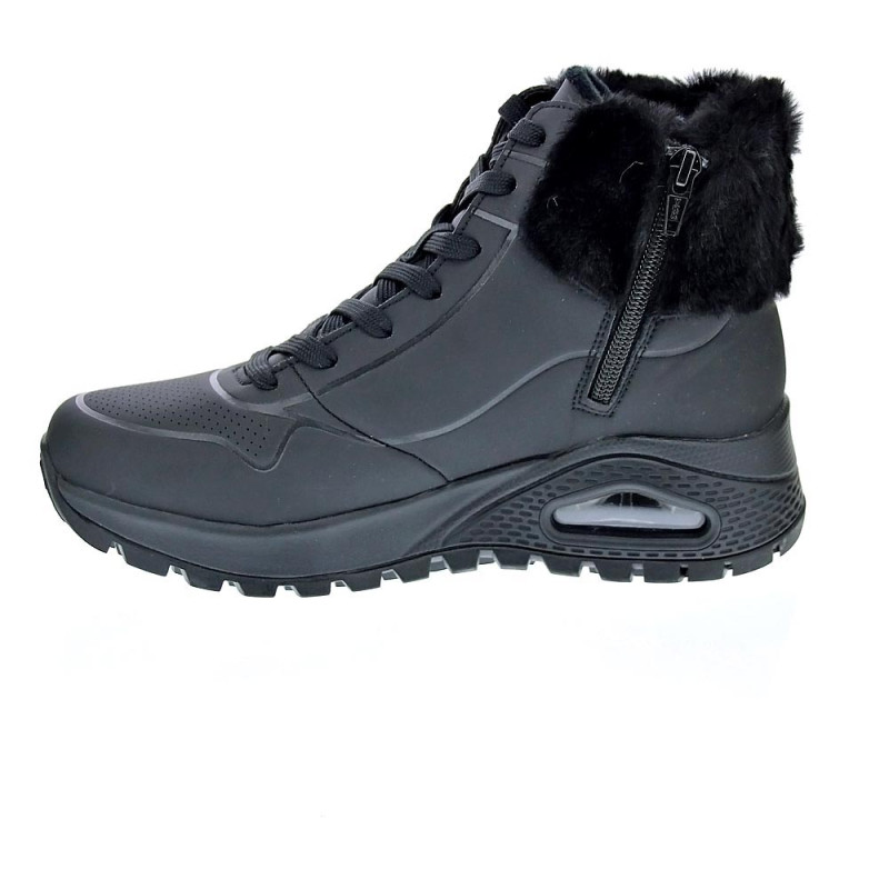 Zapatillas botas Skechers zapatos Mujer modelo Uno Rugged Negro 