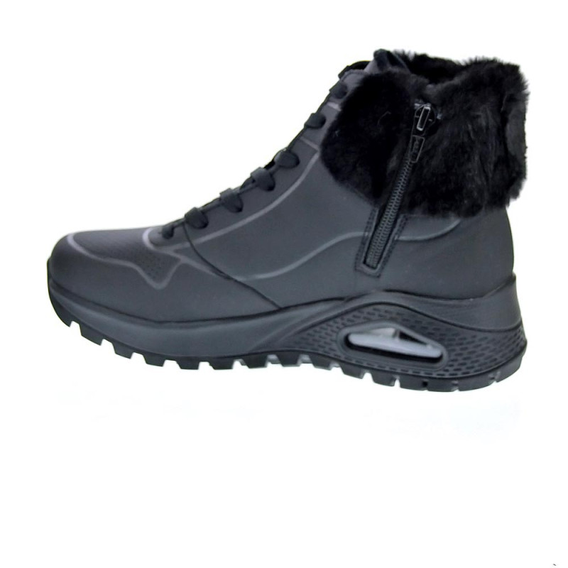 Zapatillas botas Skechers zapatos Mujer modelo Uno Rugged Negro 