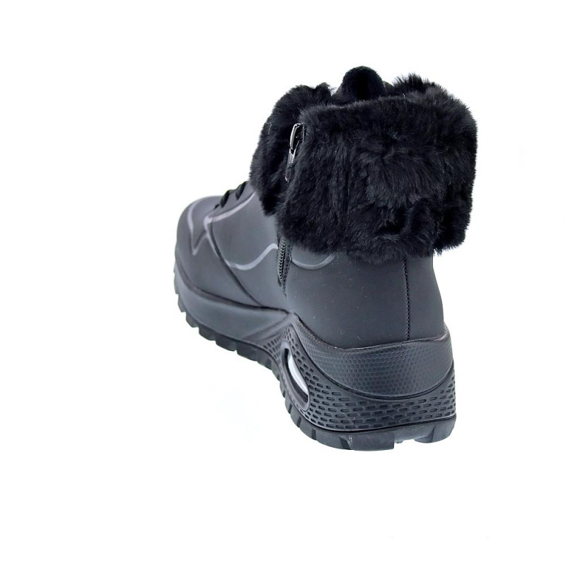 Zapatillas botas Skechers zapatos Mujer modelo Uno Rugged Negro 