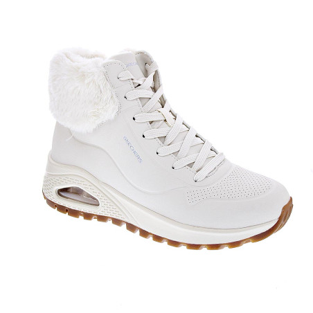 Zapatillas botas Skechers zapatos Mujer modelo Uno Rugged Blanco 