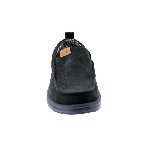 Mocasines Hey Dude zapatos Hombre modelo Wally Grip Negro Elástico