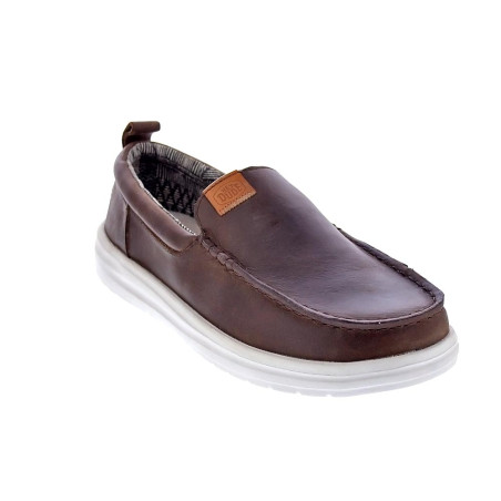 Mocasines Hey Dude zapatos Hombre modelo Wally Grip Marrón 