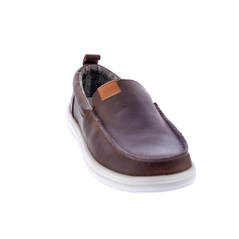 Mocasines Hey Dude zapatos Hombre modelo Wally Grip Marrón 