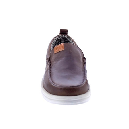 Mocasines Hey Dude zapatos Hombre modelo Wally Grip Marrón 