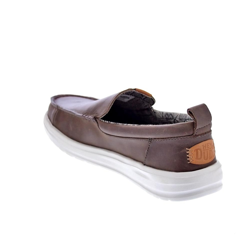 Mocasines Hey Dude zapatos Hombre modelo Wally Grip Marrón 