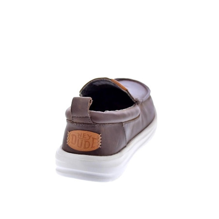 Mocasines Hey Dude zapatos Hombre modelo Wally Grip Marrón 