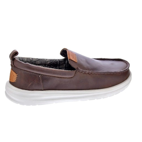 Mocasines Hey Dude zapatos Hombre modelo Wally Grip Marrón 