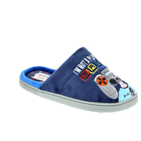 Pantuflas Gioseppo zapatos Niño modelo 70042 Azul 