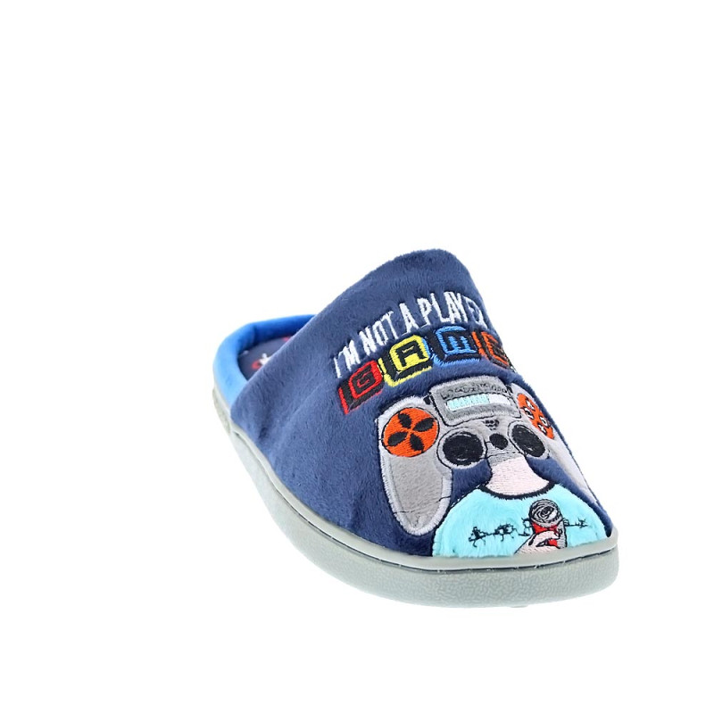 Pantuflas Gioseppo zapatos Niño modelo 70042 Azul 