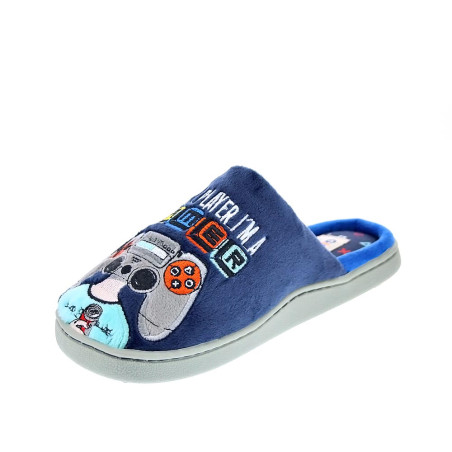 Pantuflas Gioseppo zapatos Niño modelo 70042 Azul 