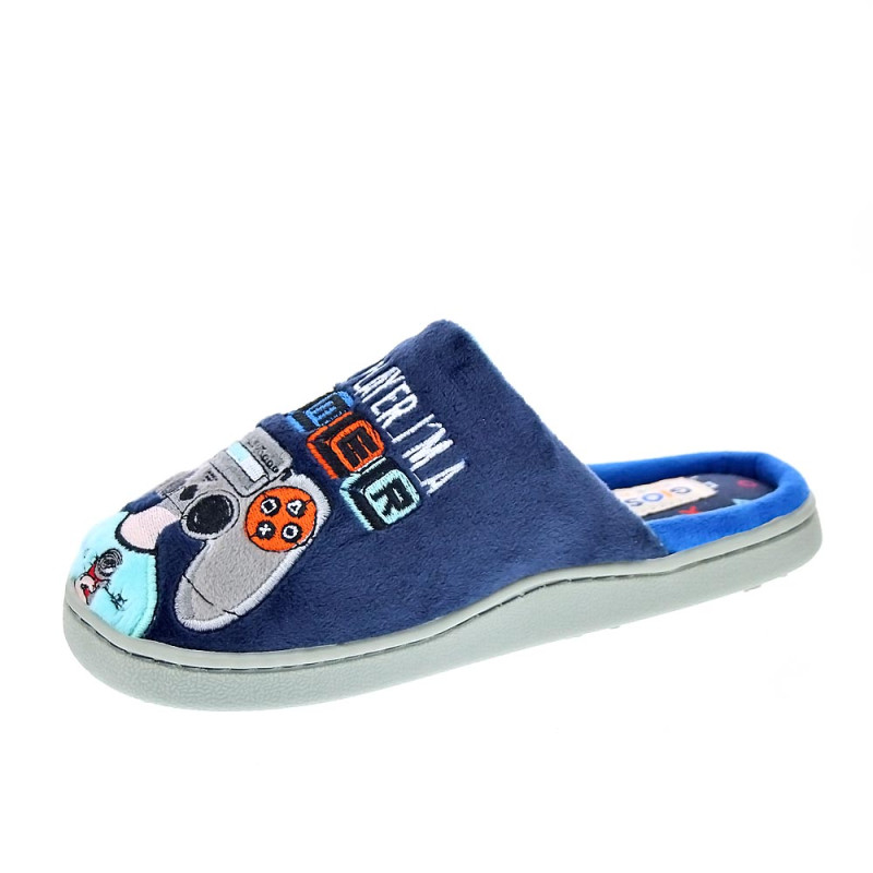 Pantuflas Gioseppo zapatos Niño modelo 70042 Azul 