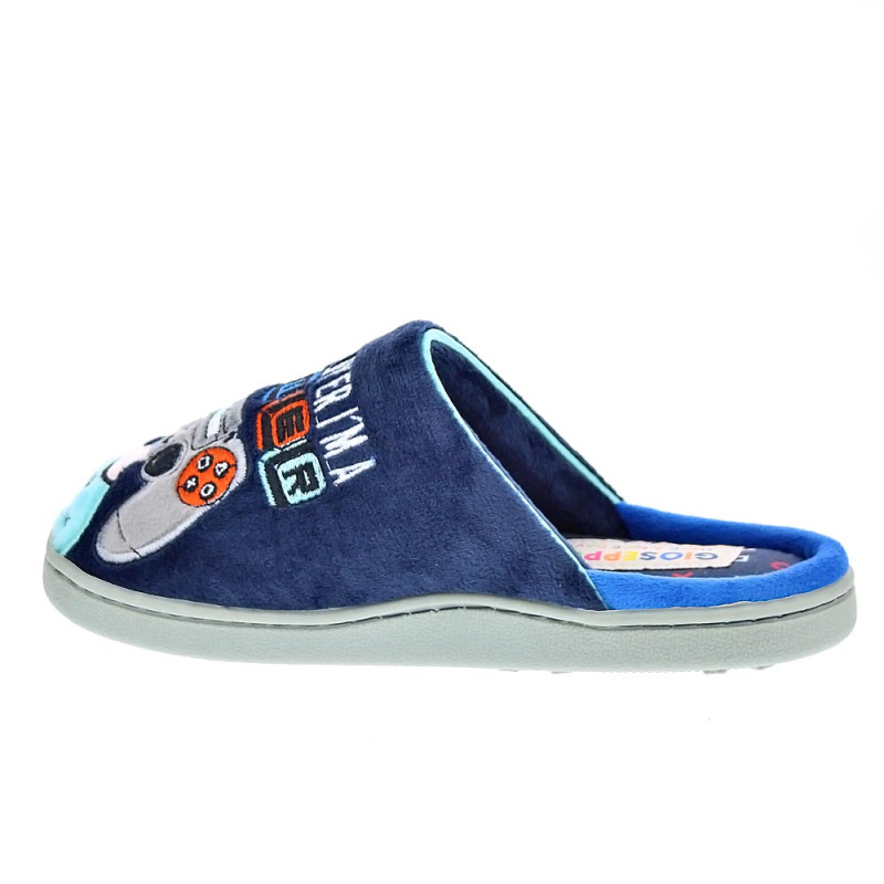 Pantuflas Gioseppo zapatos Niño modelo 70042 Azul 