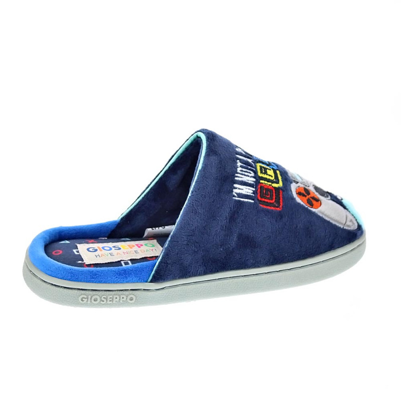 Pantuflas Gioseppo zapatos Niño modelo 70042 Azul 