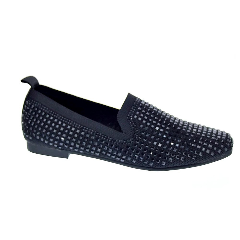 Mocasines La Strada zapatos Mujer modelo 2001004 Negro 