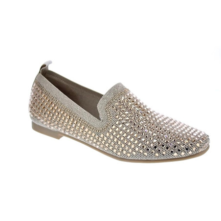 Mocasines La Strada zapatos Mujer modelo 2001004 Oro 